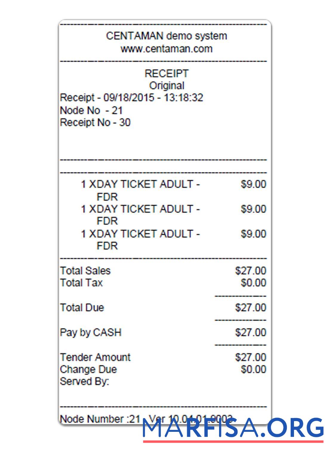 Printable CENTAMAN payment check download for verification